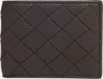 Bottega Veneta Mens Intrecciato Bi-Fold Wallet