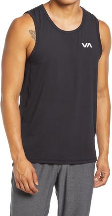 Rvca Sport Vent Tank in Black at Nordstrom, Size Xx-Large