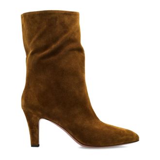 PARIS TEXAS Schoenen, Dames, Bruin, 38 EU, Leer, Roxy Hoge Laarsjes