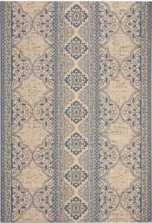 Safavieh Alfombra transicional de polipropileno azul/beige, 122 x 183 cm