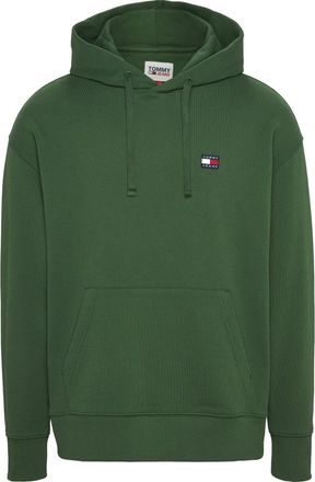 Tommy Jeans Groene Hoodie Relaxte Pasvorm Sweatshirt - Heren - Hoodies - Groen - L - Katoen - Hoodies & sweatvesten