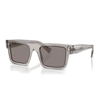 Prada Sunglasses, unisex, Gray, 52 MM, Rectangular Sunglasses