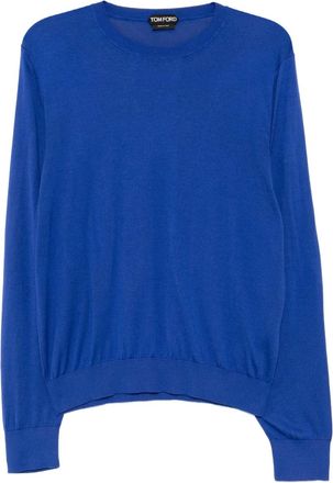 Tom Ford T-shirt in seta - Blu