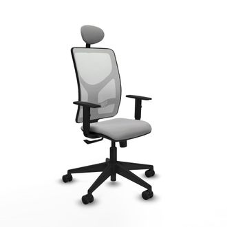 Piqueras y Crespo Silla De Oficina Con Cabecero Motilla Piqueras Y Crespo 1d066n1 Gris Claro