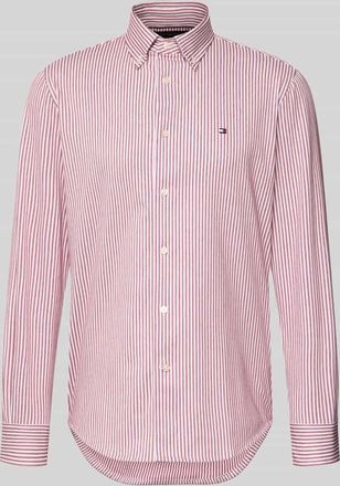 Tommy Hilfiger Regular Fit Freizeithemd aus Baumwoll-Mix in Rot, Gr&ouml;&szlig;e XXL