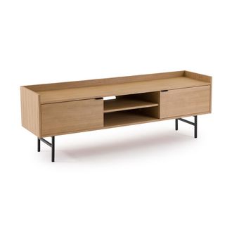 La Redoute Interieurs Lange tv-/hifi-kast met eikenfineer L175 cm, Volga