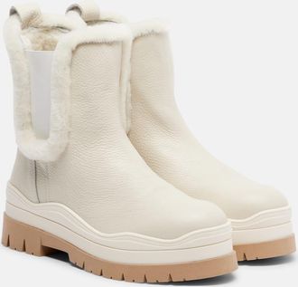 Bogner Arosa shearling-lined leather ankle boots