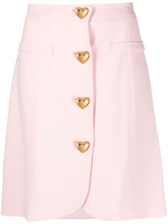 Moschino High waist mini-rok - Roze