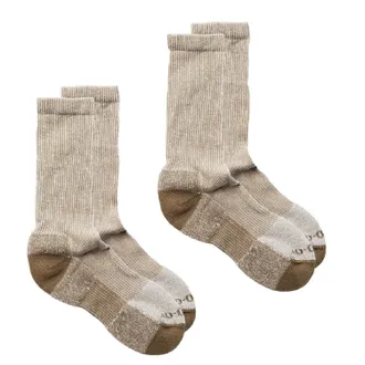 Rei Co-Op COOLMAX EcoMade Ultralight Hiking Crew Socks - 2 Pairs Brown M