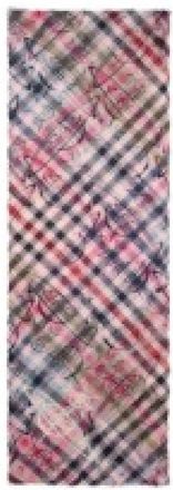 Vivienne Westwood Multi-Check Tartan Sjaal - Heren - Sjaals - Roze - ONE Size - Wol - Accessoires