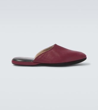 Charvet Leather slippers