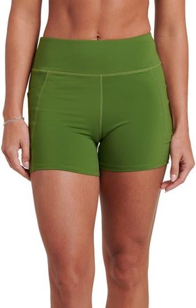 La Blanca Biker Shorts in Turf at Nordstrom, Size X-Small