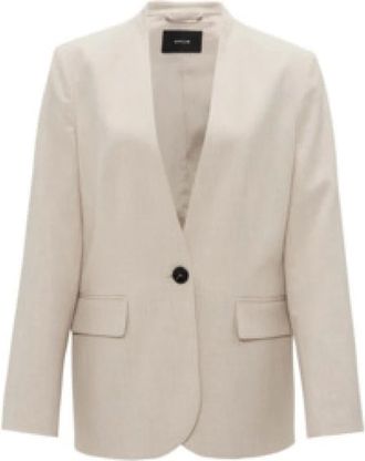 OPUS Dames, Jassen, Beige, Maat: L