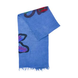 Exquisite J Graphic-pattern Fringed Scarf