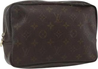 Louis Vuitton Pre-owned Bags, female, Brown, Size: ONE SIZE Pre-owned Canvas Clutch