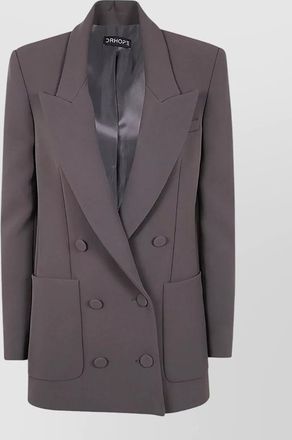 DRHOPE oversized double breasted coat