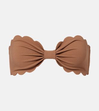 Marysia Swim Antibes scalloped bikini top