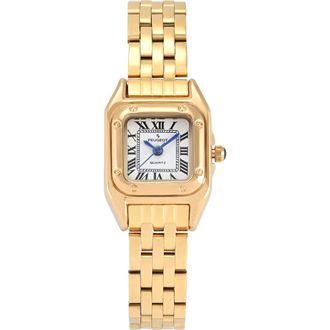 Peugeot Sleek Panther Square Bracelet Watch- 20x22MM in Gold at Nordstrom