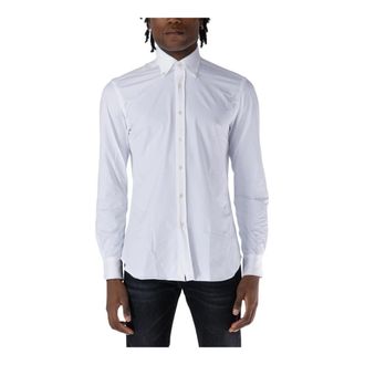 Xacus Button Down Overhemd - Heren - Zakelijke Overhemden - Wit - XL - Overhemden