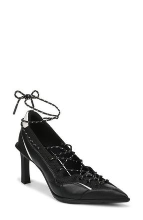 Naturalizer x June Ambrose Zyra Pointed Toe Sneaker Pump in Black at Nordstrom, Size 6.5