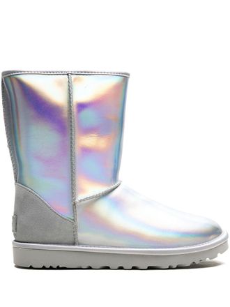 UGG Stivali Classic Short Iridescent - Argento