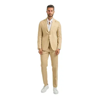 Mulish Heren, Pakken, Beige, Maat: S