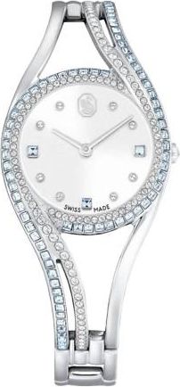 Swarovski Hyperbola Quartz Crystal Silver Dial Ladies Watch 5715463