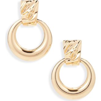 Panacea Door Knocker Drop Earrings in Gold at Nordstrom Rack