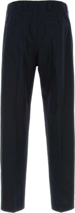 Gucci Mens Midnight Blue Twill Pant Ink Cotton Pantaloni Trousers