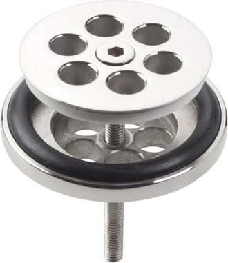 Clou Wash Me plug voor siliconen waterstop rvs Chroom