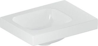 Keramag Keramag - Geberit iCon Light lavabo con enjuague manual, 38 cm x 28 cm, sin