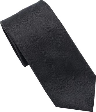 Karl Lagerfeld Sunburst Jacquard Tie in Black/white at Nordstrom Rack