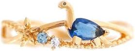 Girls Crew Dinosaur Ring in Gold at Nordstrom, Size 5