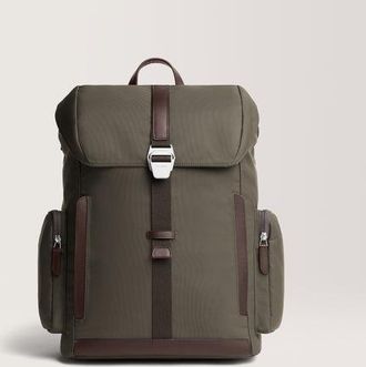 Carl Friedrik Large Travel Backpack - Nylon - Dark Green