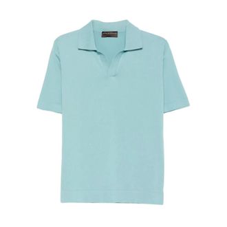 FILIPPO DE LAURENTIIS Polo Shirts, male, Blue, Size: 2XL Polo Skipper MC
