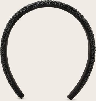 AllSaints Womens Silk Jada Beaded Headband, Size: One Size