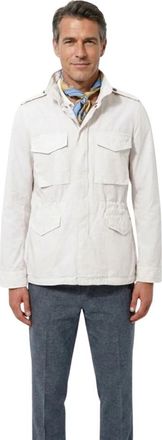 Mason's Field Jacket M74 - Heren - Zomerjassen - Wit - 3XL - Katoen - Jassen