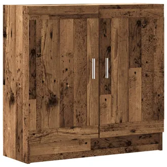 vidaXL Libreria Legno Antico 82,5x30,5x80 Cm In Truciolato - Vidaxl