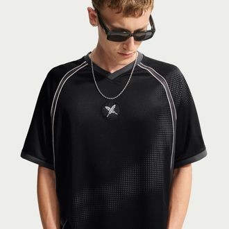 Nike Mens Yuto Short-Sleeve Skate Jersey in Black | IM5465-010