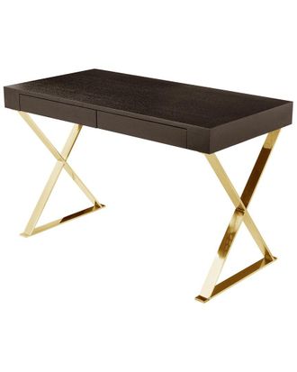 Pangea Home Gold Alexa Desk