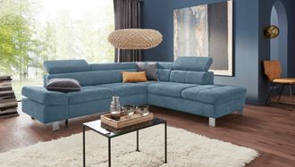 Exxpo Sofa Fashion Ecksofa »Fiji, L-Form« mit Kopf- bzw. Rückenverstellung, wahlweise mit Bettfunktion
