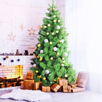 Dmora Dmora - &Aacute;rbol De Navidad Oslo, &Aacute;rbol Artificial Extra Grueso, &Aacute;rbol Efecto Pvc Real, 727 Ramas, Altura 210 Cm, Con Embalaje Reforzado
