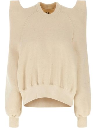 Rick Owens Tecsweat sweatshirt - women - Cotton - S - Neutrals