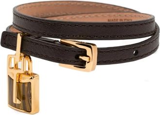 Tom Ford Bracciale con pendente - Marrone