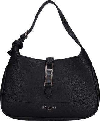 Ga&euml;lle Paris Tassen, Dames, Zwart, ONE Size, Faux Leren Schoudertas