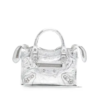 Balenciaga Nano Le City Metallic Tote Bag