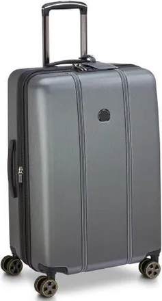 DELSEY Paris Cadence Hardside Expandable 24 Medium Checked Spinner Luggage in Brushed Silver at Nordstrom
