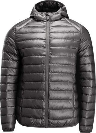 Jott Ripstop Jas met Capuchon - Heren - Winterjassen - Grijs - L - Jassen