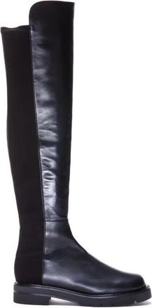 Stuart Weitzman 5050 Lift Boot - Dames - Over de knie laarzen - Zwart - 37 1/2 EU - Leer - Schoenen