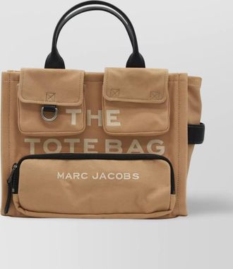 Marc Jacobs buckle detail tote bag with dual pockets
